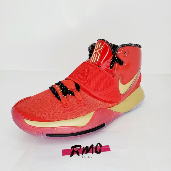 Nike Kyrie 6 All Star Trophies Red Gold CD5026-900 - Picture 2 of 7